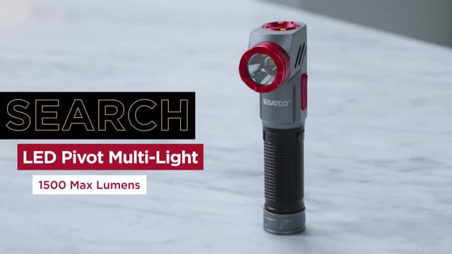 RECHARGE: Rechargeable LED Pivot Multi-Light